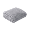 In 2 Linen Plush Velvet Touch Blanket – Silver Double/Queen, 350GSM