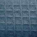 Cotton Waffle Blanket Dusk Blue 300GSM Single - Soft Touch, Machine Washable - SuperSaverAU - view 3