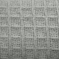 Cotton Waffle Blanket Silver 300GSM Queen - Soft Touch, Machine Washable - SuperSaverAU - view 3