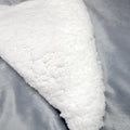 3 Piece Ultra-soft Micro Mink Comforter Set Queen with Sherpa Reverse - Sky - SuperSaverAU - view 2