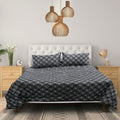 Rosebud 3 Pce Botanica Printed Comforter Set 260 x 230cm Queen/King - Quilted Design - SuperSaverAU - view 1