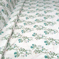 Hotel Living 3 Pce Light Weight Microfiber Comforter Set Queen/King Floral Teal - SuperSaverAU - view 2