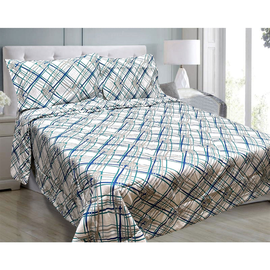 Hotel Living 3 Pce Light Weight Microfiber Comforter Set Queen/King Reversible - SuperSaverAU - view 1