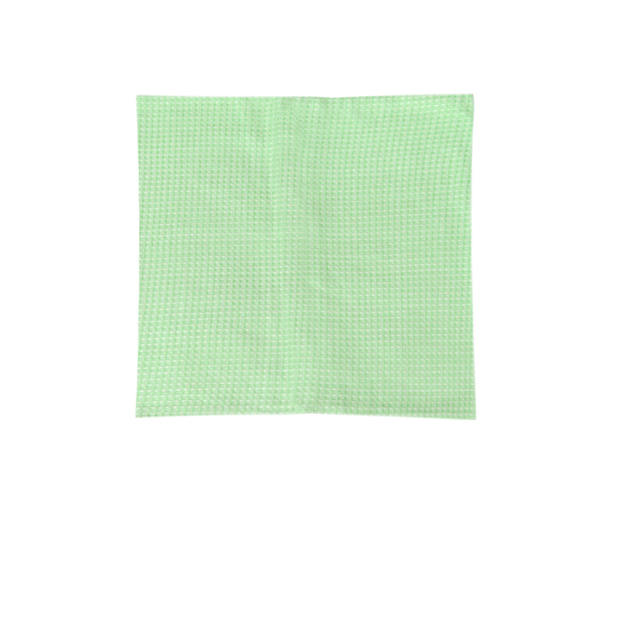 Cotton Waffle Cushion Cover Green 40 x 40 cm - Envelop Closure, Soft Cotton - SuperSaverAU - view 1