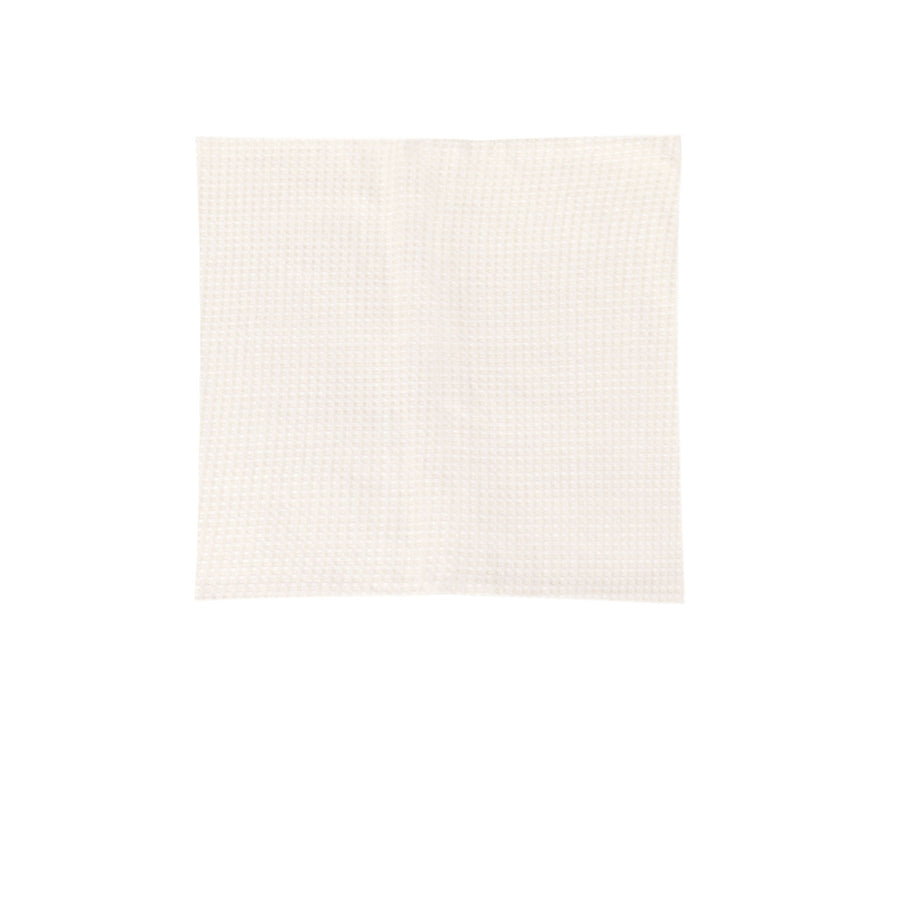 Premium Cotton Waffle Cushion Cover with Envelope Closure - Ivory, 40 x 40cm