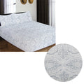 ICF Store Cotton Flannel Combo Fitted Sheet Set Queen - Romano, 150GSM, Breathable - SuperSaverAU - view 1