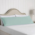 Artex 100% Cotton Body Pillowcase, 48 x 145 cm, Ice Blue, Solid Colour Design - SuperSaverAU - view 1