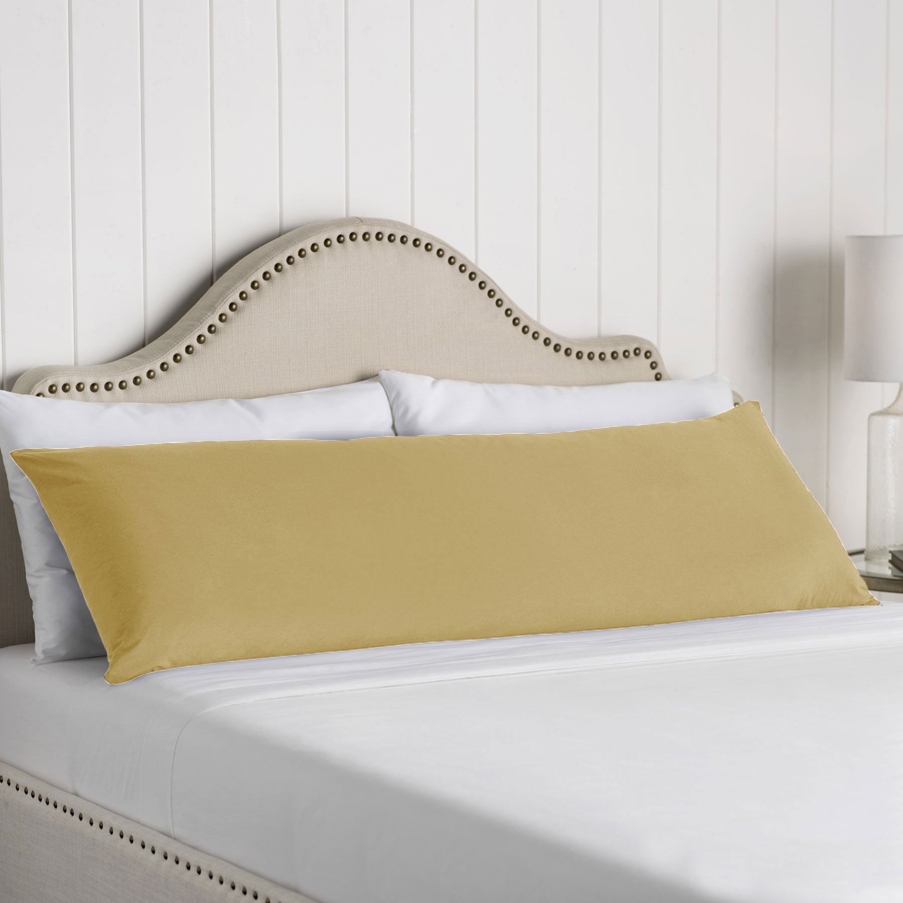 Artex 100% Cotton Body Pillowcase 48 x 145 cm - Solid Pastel Colour Design - SuperSaverAU - view 1