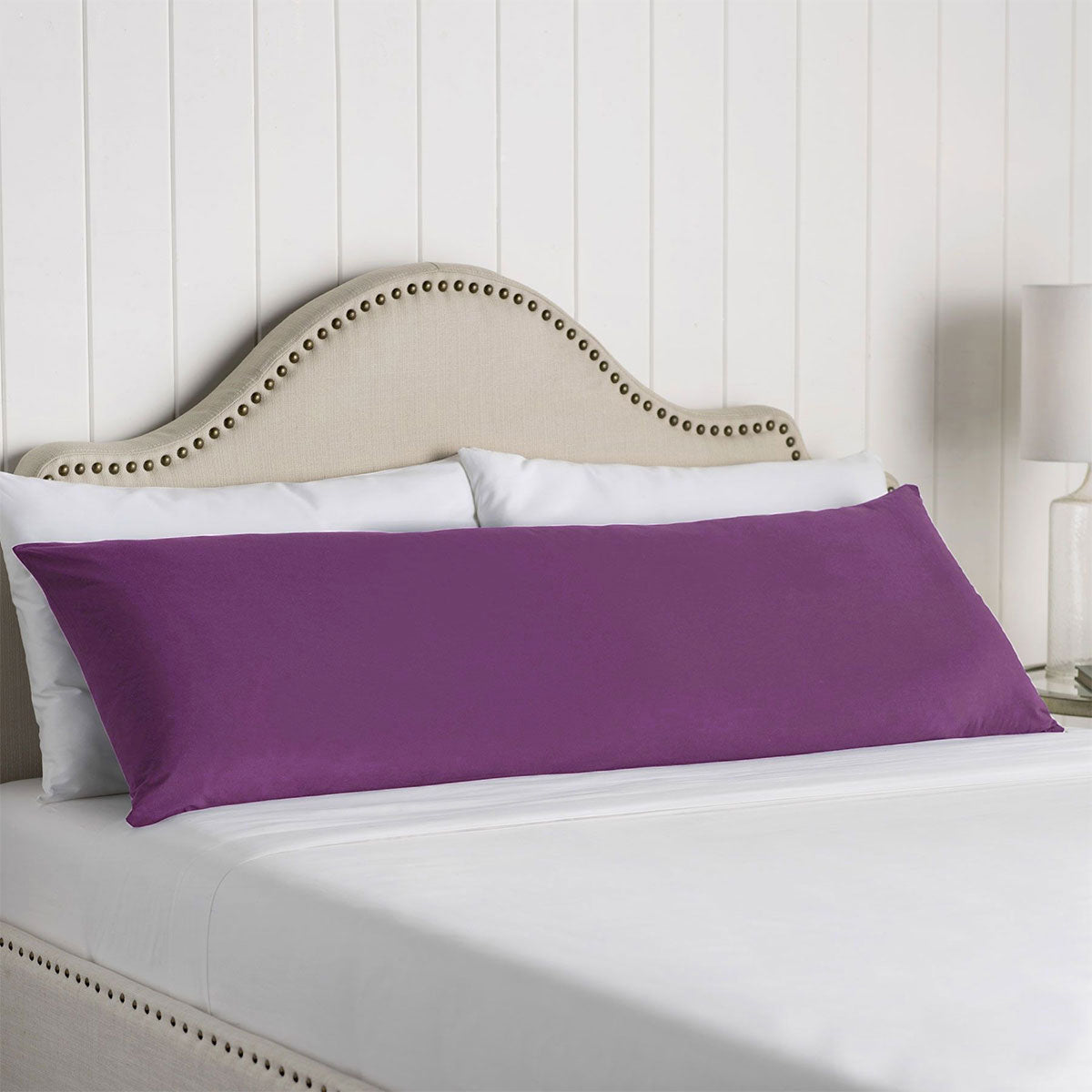 Artex Cotton Body Pillowcase - Purple, 48 x 145cm