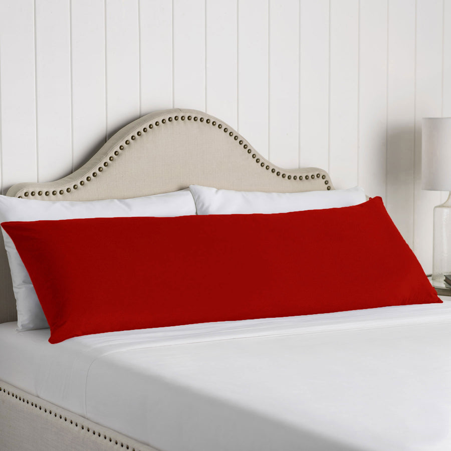 Artex 100% Cotton Body Pillowcase 48 x 145 cm - Solid Colour Design - SuperSaverAU - view 1