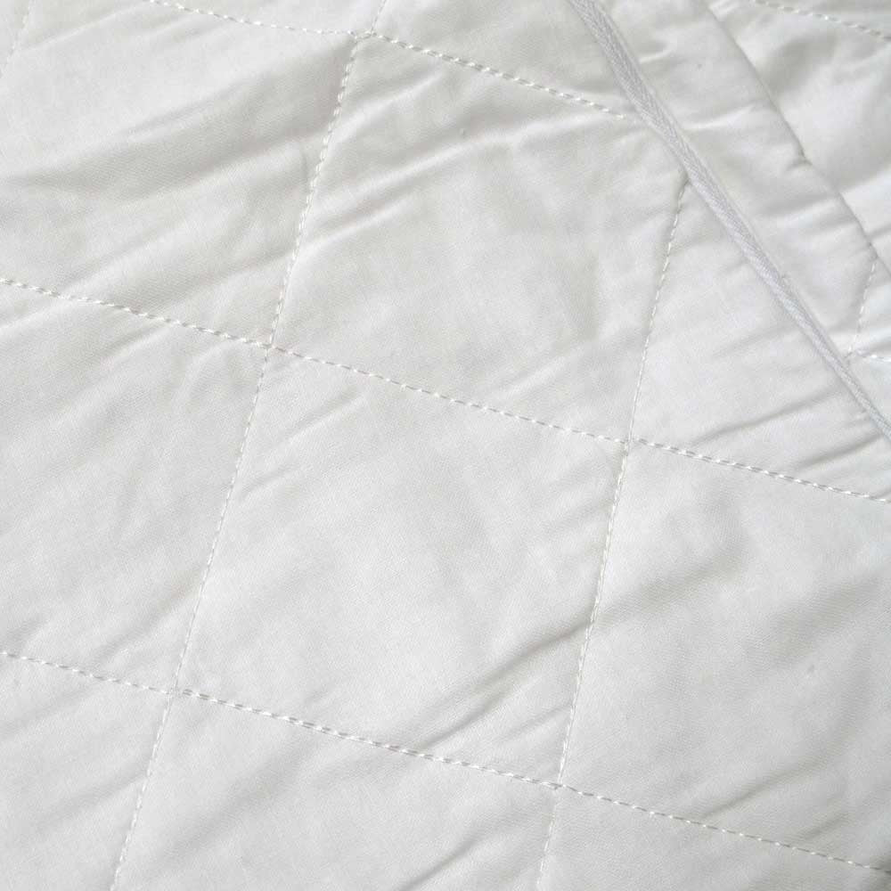 Artex Lightly Quilted Cotton Standard Pillow Protectors 48 x 74 cm - Set of 2
