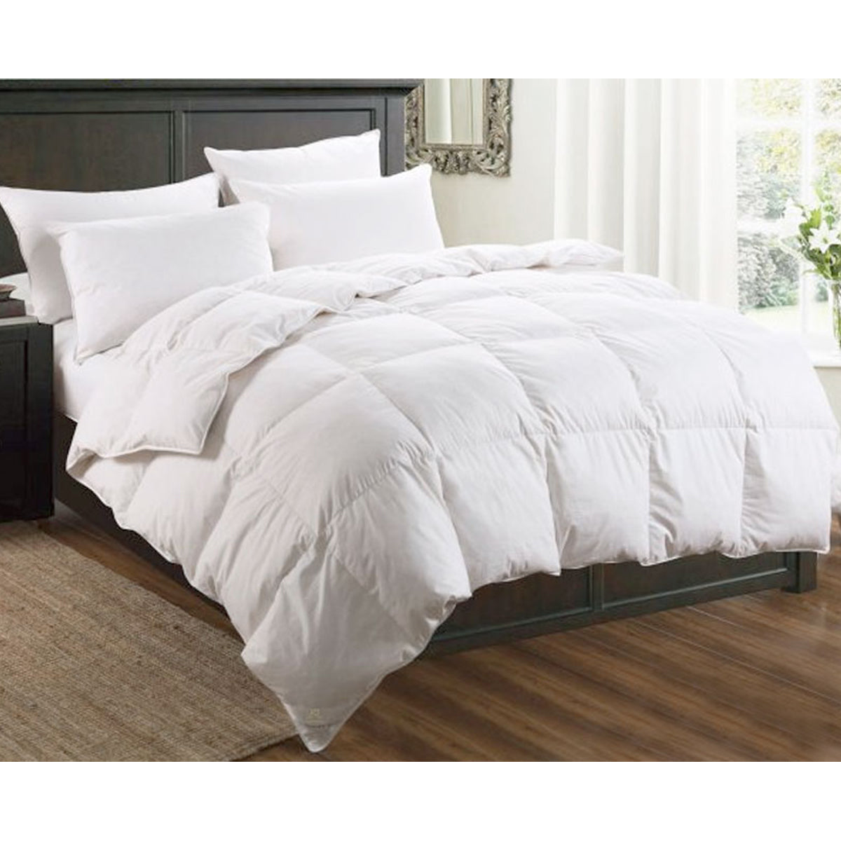 Luxury Duck Quilt 80% Down 20% Feather, 240TC, Antimicrobial, Queen - SuperSaverAU - view 1