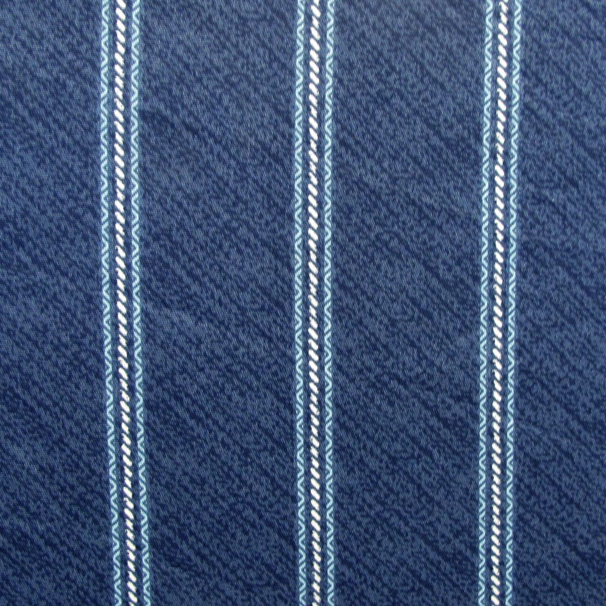 300TC Brian Navy Striped Reversible Cotton Quilt Cover Set Queen - SuperSaverAU - view 3