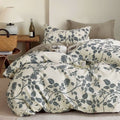 300TC Elisabeth Reversible Cotton Quilt Cover Set King - Floral Design, 100% Cotton - SuperSaverAU - view 1