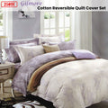 Gilmore Cotton Reversible Quilt Cover Set 250TC Queen - Floral Print Design - SuperSaverAU - view 1