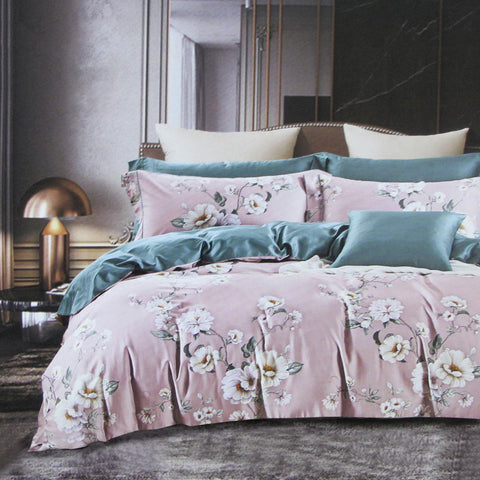 Premium Grace Cotton Sateen Quilt Cover Set 400TC - King