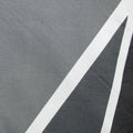 Artex Owen Charcoal Quilt Cover Set Geometric Reversible Polyester Queen - SuperSaverAU - view 3
