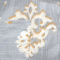 Royal Damask Cotton Quilt Cover Set Queen - 250TC, Grey, White, Peach - SuperSaverAU - view 3