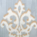 Royal Damask Cotton Quilt Cover Set Queen - 250TC, Grey, White, Peach - SuperSaverAU - view 4