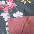 Secret Garden 400TC Cotton Sateen Quilt Cover Set Queen - Botanical Print - SuperSaverAU - view 2