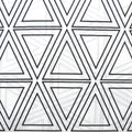 Artex Black Triangle Geometric Pattern Microfiber Quilt Cover Set Queen - SuperSaverAU - view 2