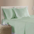 Premium 400TC Cotton Sateen Sheet Set – Sage Queen