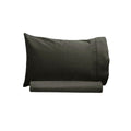 Artex 250TC 100% Cotton Sheet Set Single - Charcoal, Solid Colour Design - SuperSaverAU - view 1