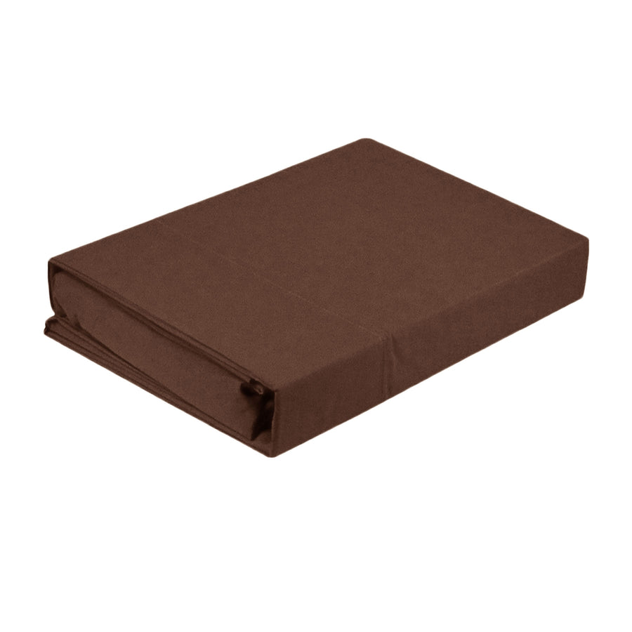 Artex Microfibre Sheet Set Double 30cm Wall Chocolate - Soft, Durable, Machine Washable - SuperSaverAU - view 1