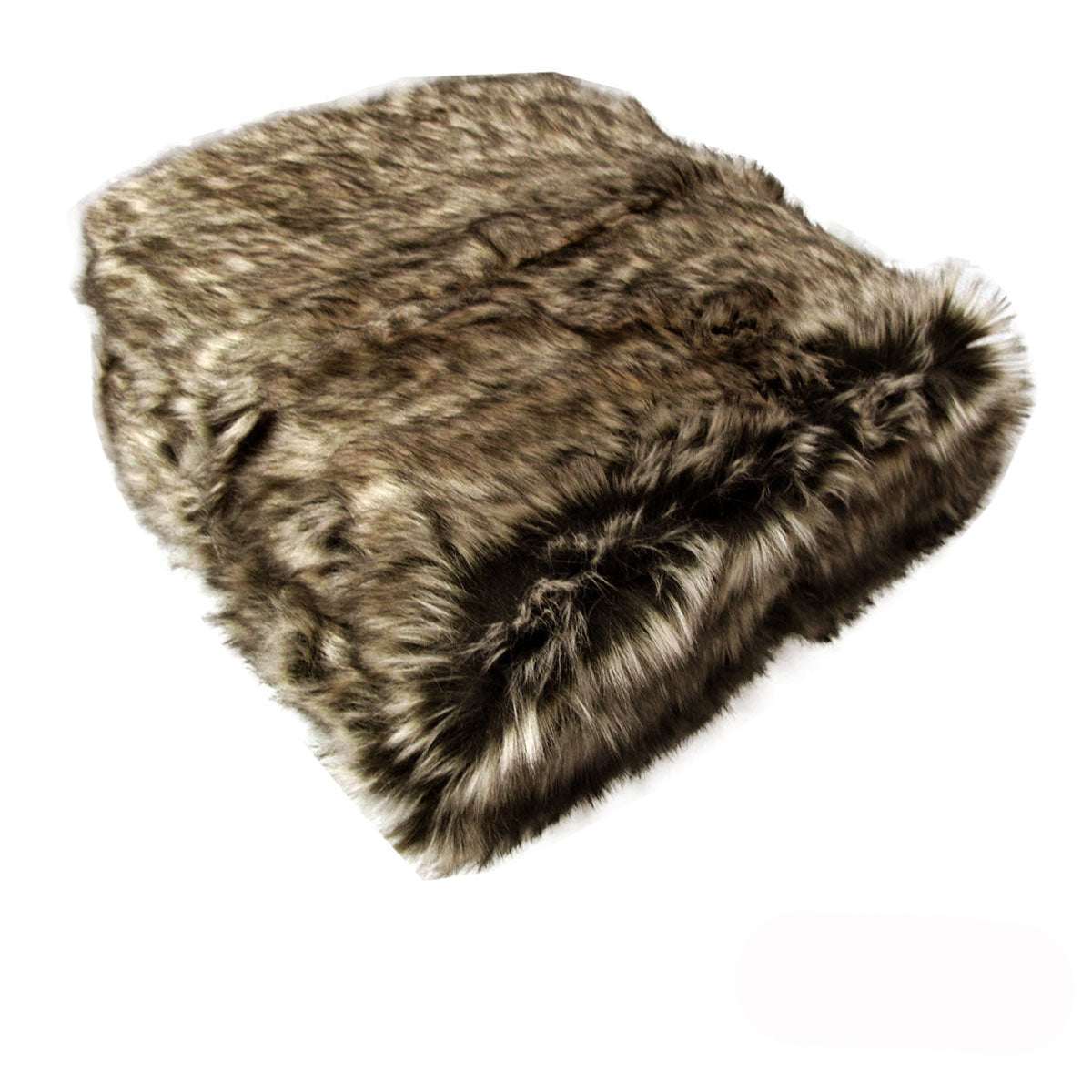Dale Animal Faux Fur Throw Rug 127 x 152 cm Wild Cat - Soft Polyester, Machine Washable