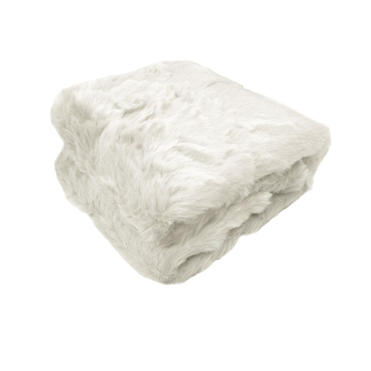 Radisson Alaskan Bear Faux Fur Throw Rug 127 x 152 cm Natural - SuperSaverAU - view 1
