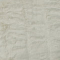 Harper Ruched Faux Fur Throw Rug – Ivory 127 x 152cm