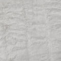 Harper Ruched Faux Fur Throw Rug – White 127 x 152cm