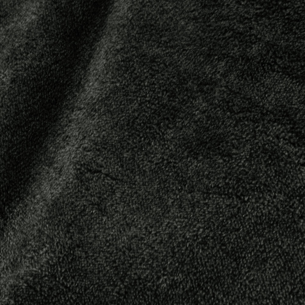 Hotel Living Super Soft Coral Fleece Throw Rug 160x210 cm - Grey, Machine Washable