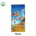 Boys Cartoon Cute Cotton Beach Towel 70 x 140 cm Lighting McQueen Planes - SuperSaverAU - view 2