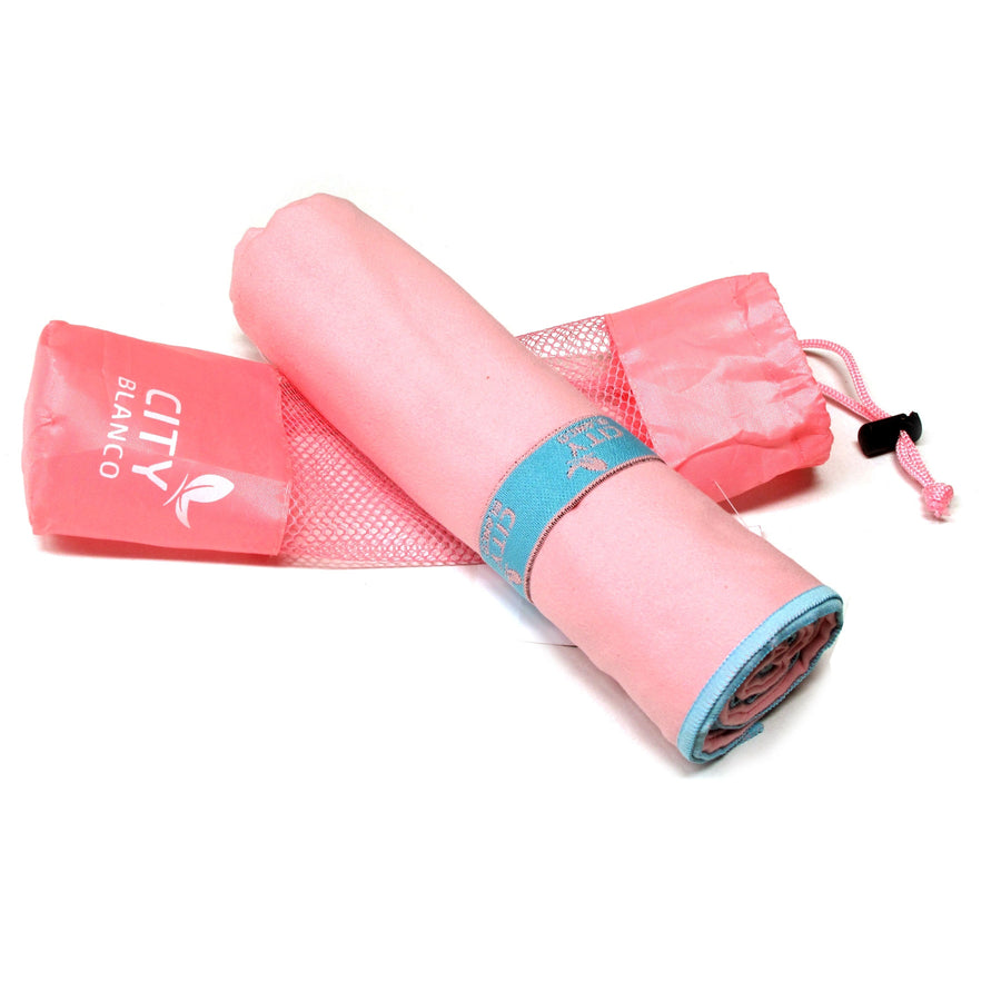 City Blanco Super Absorbent Bath/Sports Towel 70x150 cm - Solid Colour Design - SuperSaverAU - view 1