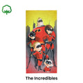Kids Fun Theme Cotton Beach Towel 70 x 140 cm The Incredibles - SuperSaverAU - view 2