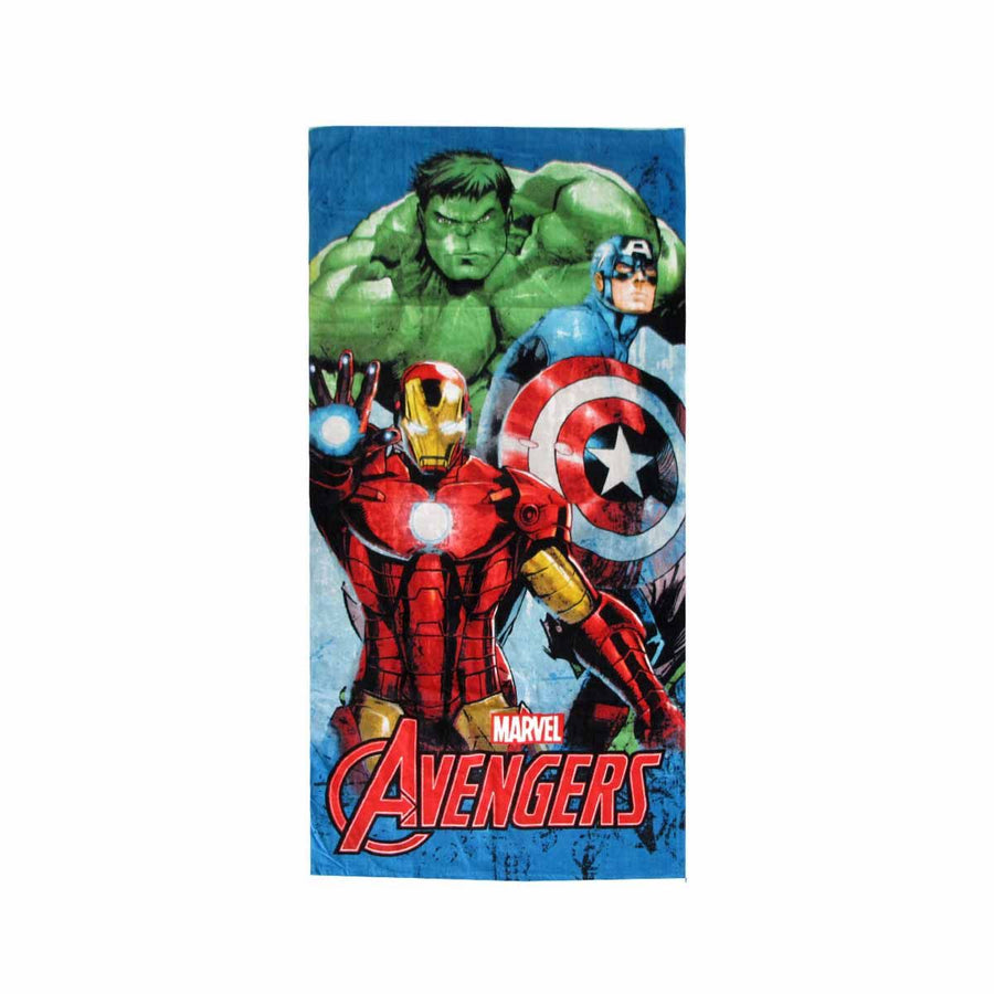 Marvel Avengers Cotton Beach Towel 70 x 140 cm Trio Classic - SuperSaverAU - view 1