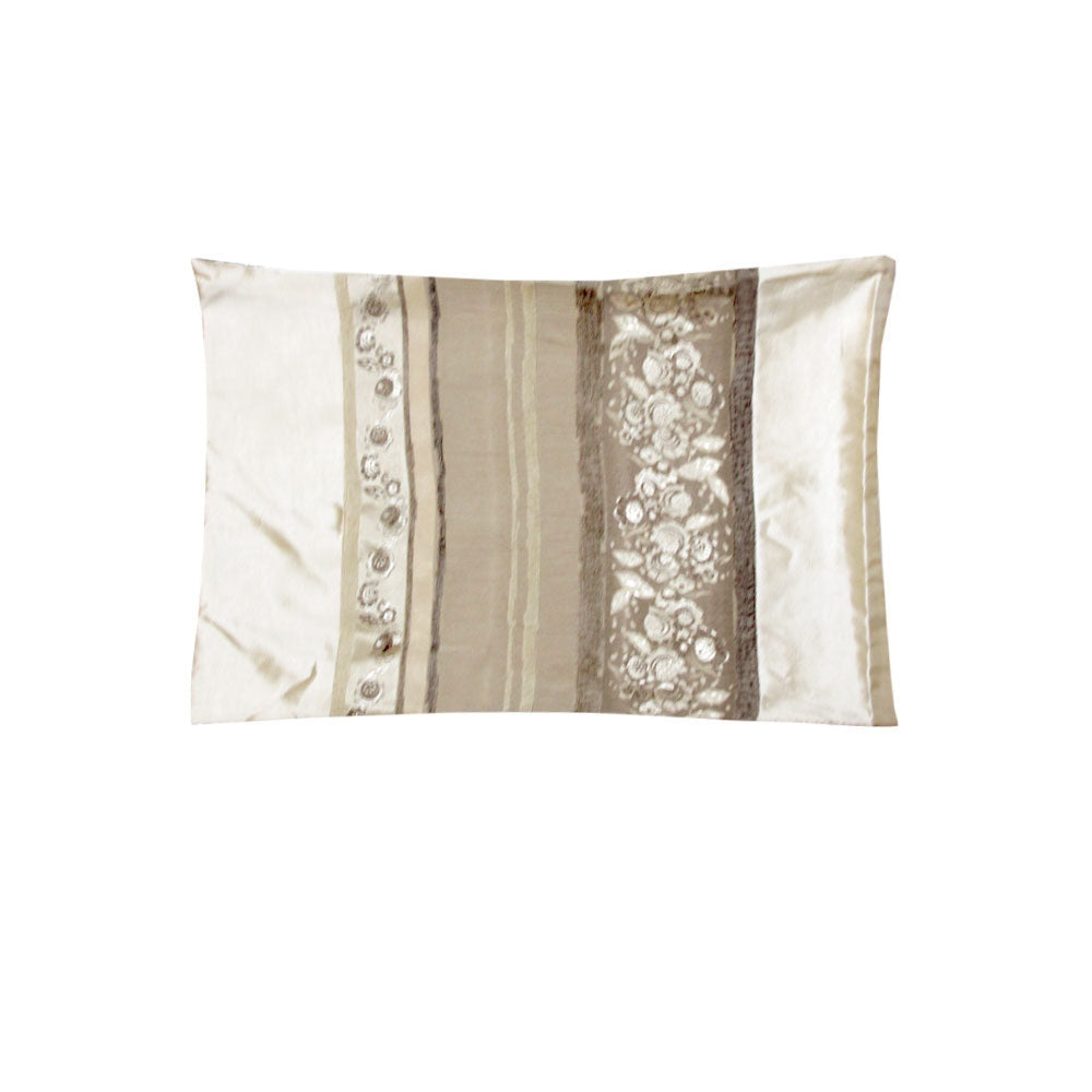 Manhattan Rominda Gold Rectangular Cushion Cover, 30 x 50 cm, Woven Jacquard - SuperSaverAU - view 1