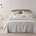 Bianca Ameila Stone Jacquard Quilted Bedspread Set - King