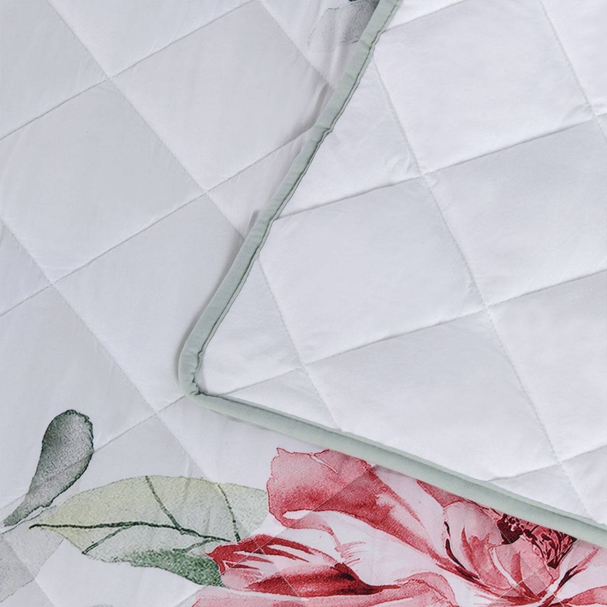 Bianca Coleraine White Floral Printed Bedspread Set - Double - SuperSaverAU - view 5