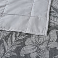 Bianca Maidstone Grey Floral Bedspread Set Queen - Luxurious Jacquard - SuperSaverAU - view 4