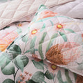 Bianca Sidney Printed Floral Bedspread Set – Blush King