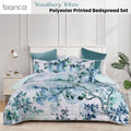 Bianca Woodbury Botanical Printed Bedspread Set – White Queen