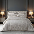 Bianca Firenze Pearl Jacquard Geometric Comforter Set – Super King 6 Piece