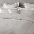 Bianca Firenze Pearl Jacquard Geometric Comforter Set – Super King 6 Piece