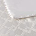 Bianca Firenze Pearl Jacquard Geometric Comforter Set – Super King 6 Piece