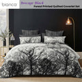 Bianca Boscage Black Forest Quilted Coverlet Set - Queen/King