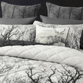 Bianca Boscage Black Forest Quilted Coverlet Set - Super King