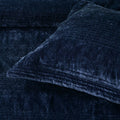 Bianca Cyrano Velvet Quilted Coverlet Set – Indigo Queen/King