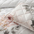Bianca Giselle Printed Floral Coverlet Set – White Single/Double